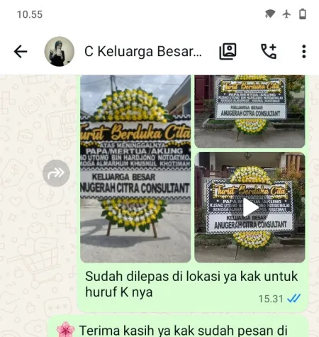 Pengiriman Papan Bunga Duka Fairmont Jakarta